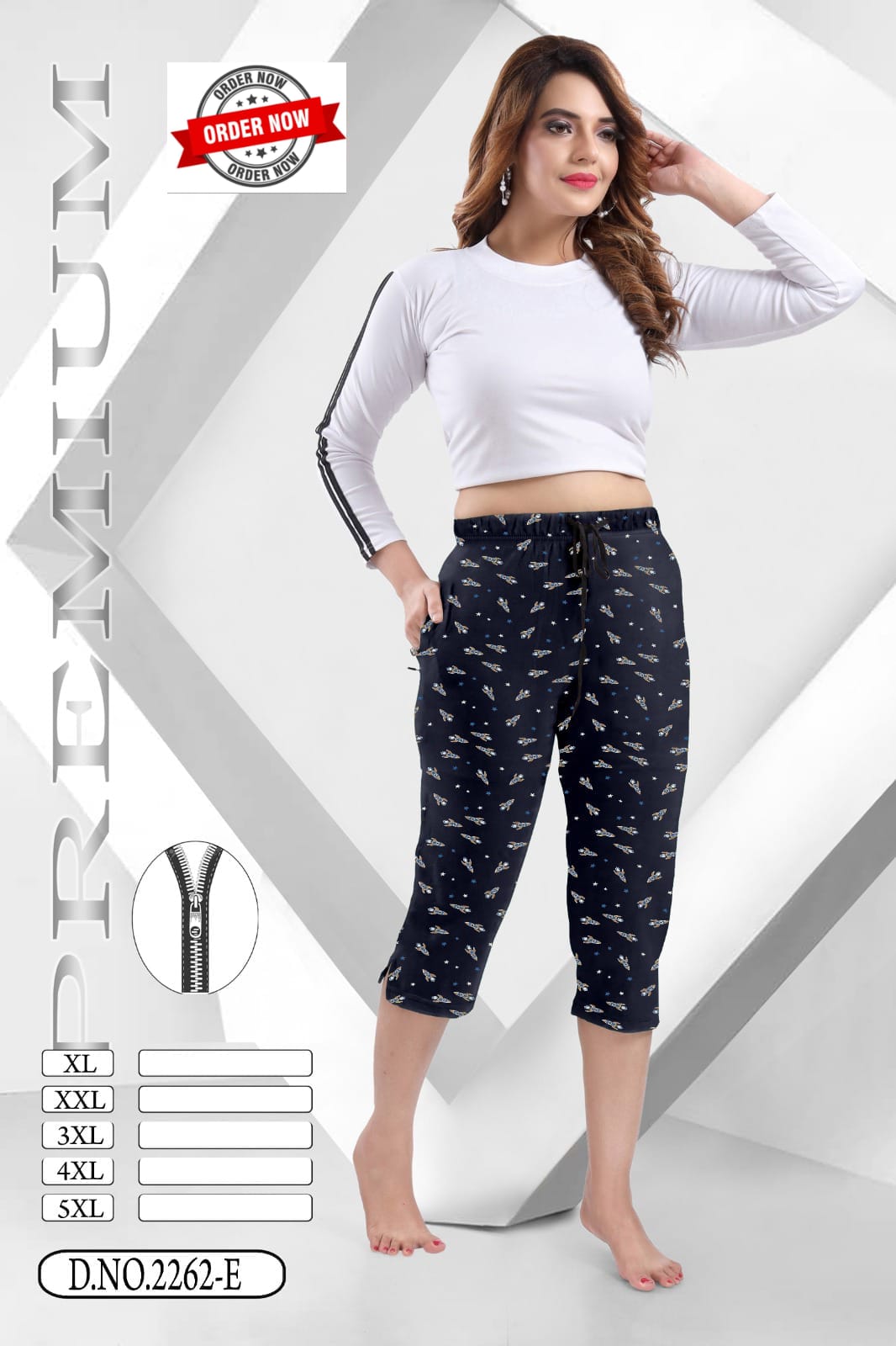 Summer Special Vol At 2262 Hosiery Cotton Pocket Pant Collection